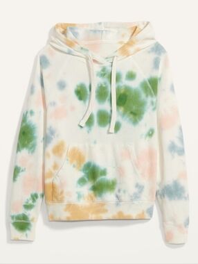 Old Navy Pastel Tie-Dye Hoodie in Yellow, Green & Blue